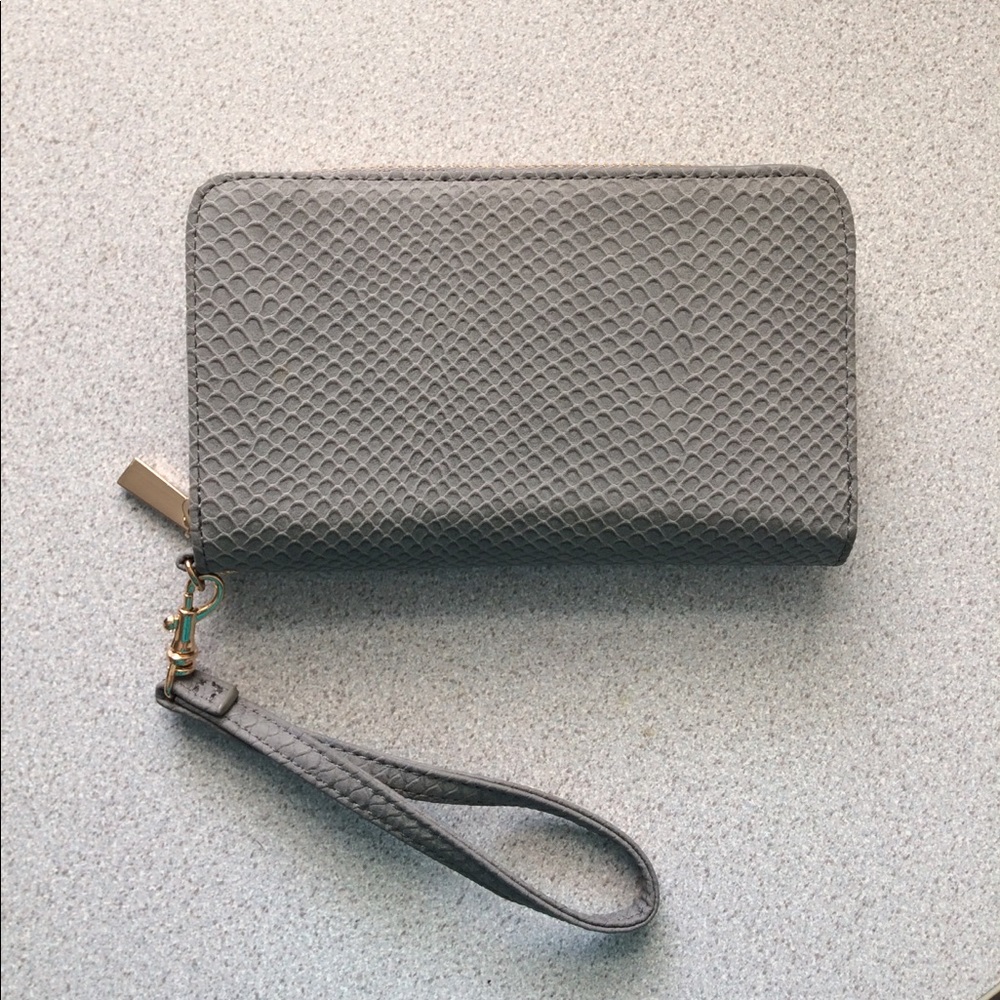 a new day Gray Wristlet Wallet